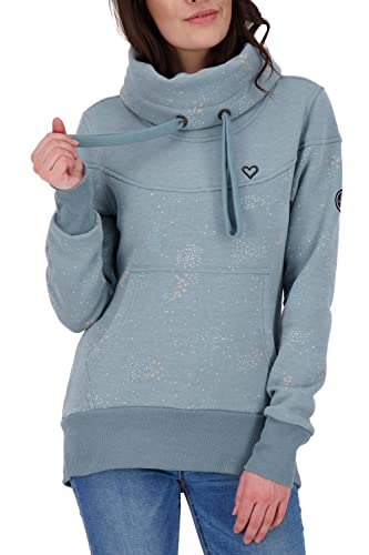 Alife and Kickin SunshineAK B bluza damska sweter ze stójką sweter XS-XXL, Pacific Melange, Pacific melanż