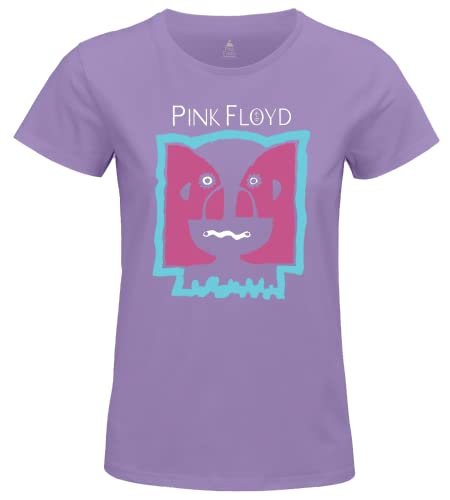 bawełniany podział t-shirt damski, Fioletowy, XXL