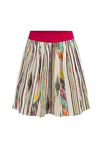 myMo Damska plisowana spódnica, Wielokolorowy wzór, XS