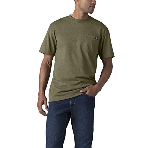 Dickies Męski t-shirt Heavyweight Crew Neck Short Sleeve Tee Big-Tall, zielony (Military Green), 4XL