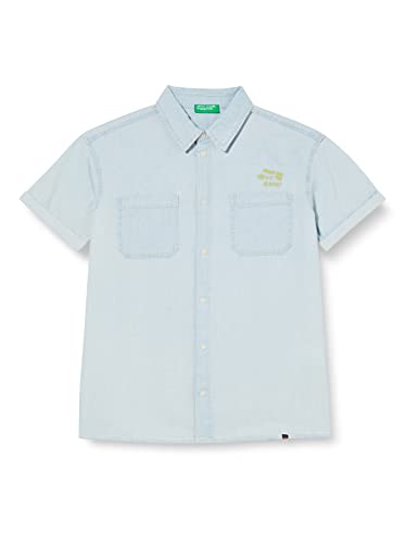 United Colors of Benetton Bluza chłopięca, Azzurro 901, 120 cm