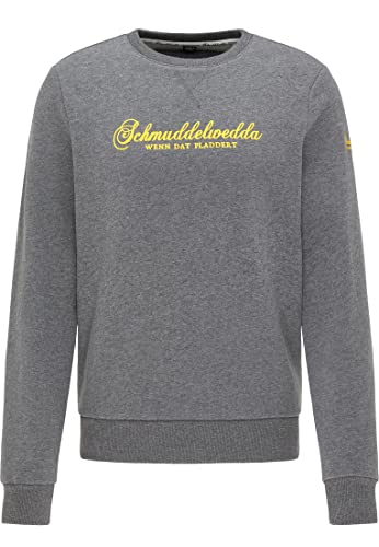 Schmuddelwedda sweter męski 36613765, szary melanż, S