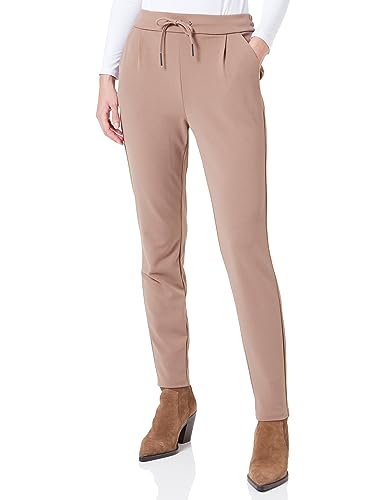 VERO MODA Damskie VMZAMIRAEVA MR luźne stringi spodnie GA NOOS, brązowe Lentil, M/32, Brown Lentil, (M) W / 32L