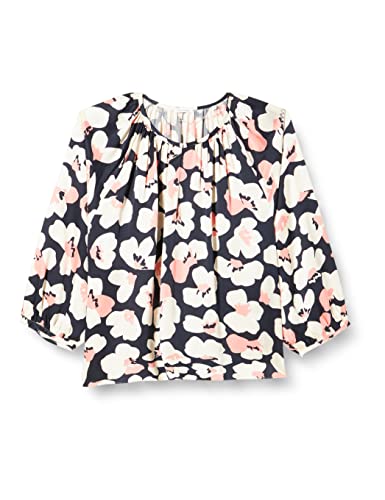 Seidensticker Damska bluzka Regular Fit z długim rękawem, ciemnoniebieska, 40, granatowy, 40