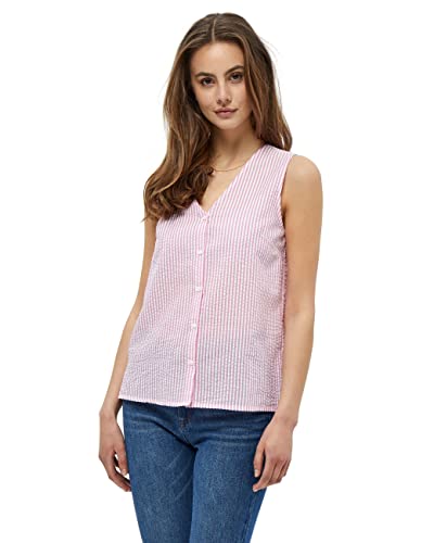 Peppercorn Damski top Elaine, Różowa lemoniada w paski, L