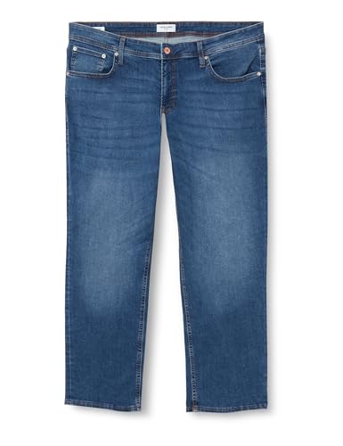 JACK&JONES PLUS spodnie męskie jeans, Blue Denim, 48W / 32L