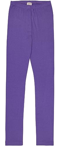 loud + proud Dziewczęce legginsy z certyfikatem GOTS, fioletowy, 140 cm