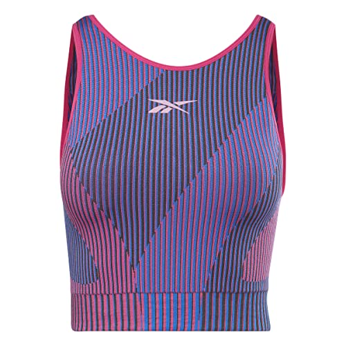 Reebok Damski Ubf Myoknit Crop Top, niebieski (vecblu), XS, niebieski (Vecblu), XS