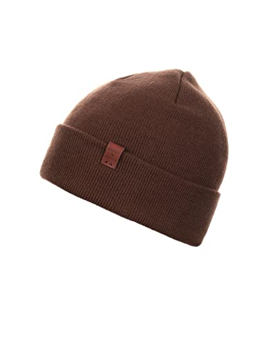 BICKLEY + MITCHELL Men's Basic Turncuff Mens 1007-01-10-40 czapka beanie, brązowa, rozmiar uniwersalny