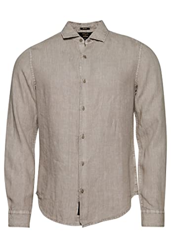 Superdry Koszula męska z długim rękawem, Ash Grey, L