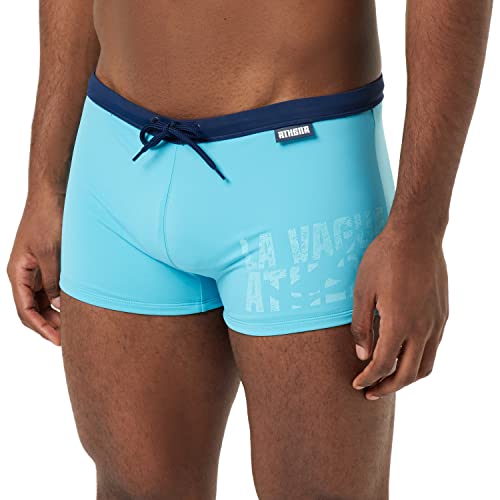 Strój kąpielowy ATHENA dla mężczyzn, Niebieski Turkusowy, XL