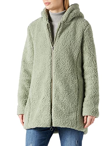 Urban Classics Damska bluza z kapturem Ladies Sherpa, softsalvia, 5XL