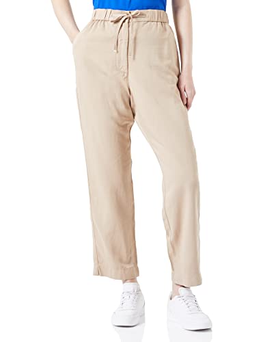 Tommy Hilfiger Damskie spodnie chłopięce tkane, BEŻOWY, 66