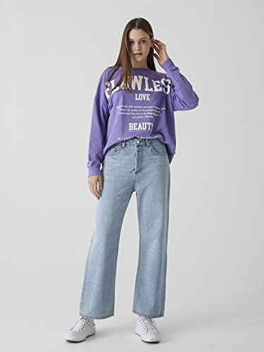 LTB Jeans Damska bluza Lacofo, Aster Purple 12030, L, Aster Purple 12030, L
