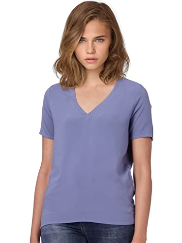 ONLY Onlmerle V-neck Ss Dnm Tee T-Shirt damski, indygo (Vintage Indigo), XS