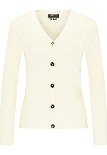 aleva Damski kardigan 11018462-AL04, wełniany biały, XL/XXL, biały (wollweiss), XL-XXL