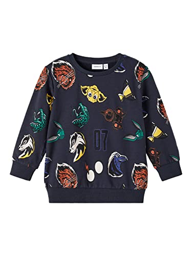 NAME IT Bluza chłopięca Nmmojus Harrypotter Sweat Bru Wab, Dark Sapphire, 92