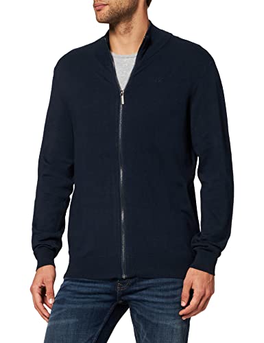 Mexx Męski sweter kardigan, Dark Sapphire (Navy), L