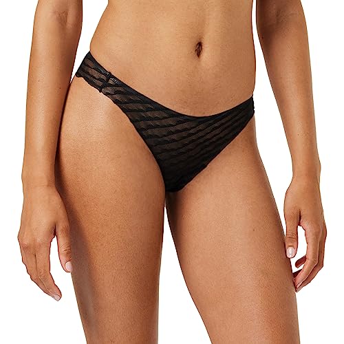 Sloggi Damskie stringi Zero Lacy H Tiny, Schwarz, M