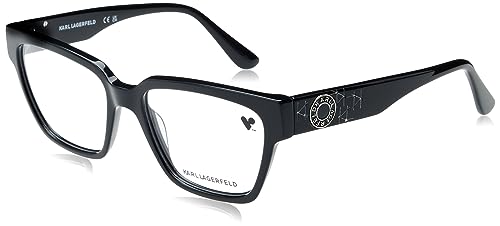 KARL LAGERFELD KL6112R Okulary, Czarny, 54/17/140 dla kobiet, Czarny