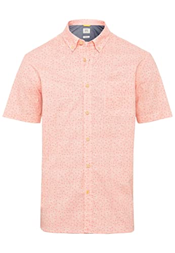 camel active Męska koszula 409214/1S84, koralowa czerwień, 3XL, Coral Red, 3XL