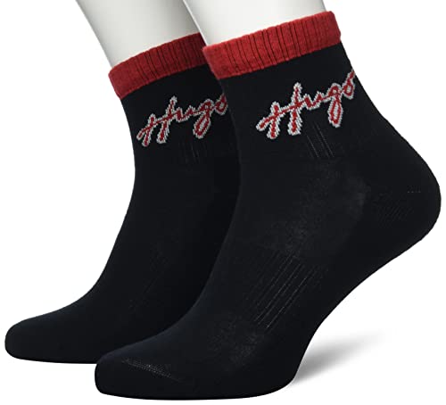 HUGO Męskie krótkie skarpety, czarny (Black1), 39-42 EU