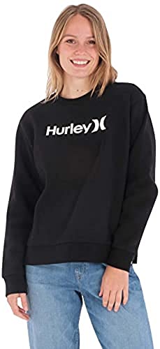 Hurley Damska bluza OAO Core Crew, czarny, XS