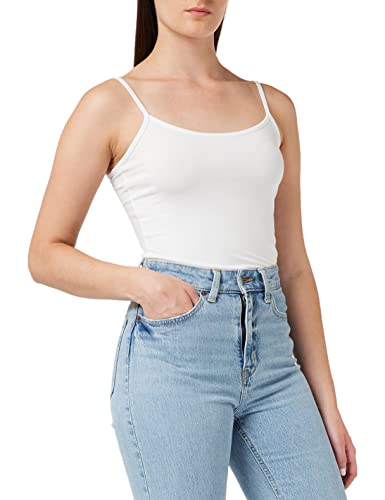ONLY Damski top Onllove Singlet Noos JRS Top, biały, XS