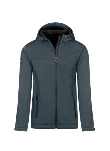 Trigema Męska kurtka softshellowa 607904, antracyt, standardowa