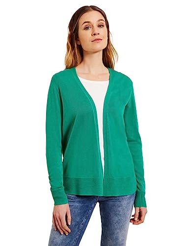 CECIL Damski B253559 kardigan, szmaragdowy zielony, S, szmaragdowa ziele?, S