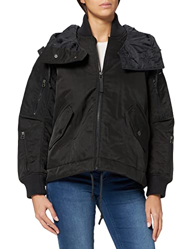 G-STAR RAW Damska kurtka bomberka z wieloma kieszeniami, Czarny (Dk Black C899-6484), XS