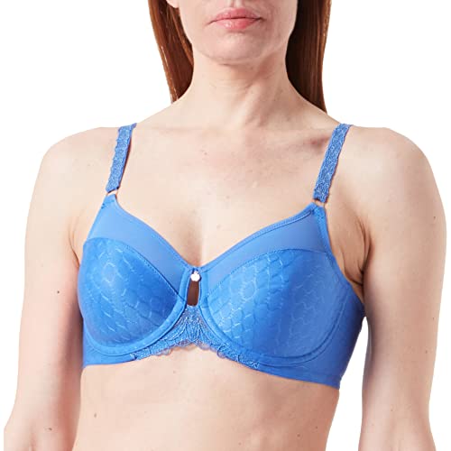 Triumph damski biustonosz minimizer, niebieski (Electric Blue), 75D