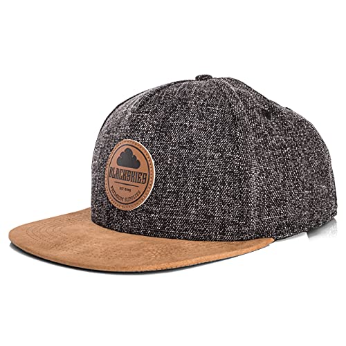 Czapka Blackskies Pathfinder Snapback Cap, uniseks, wysokiej jakości czapka bejsbolowa, regulowana, rozmiar uniwersalny, czarny melanż., jeden rozmiar