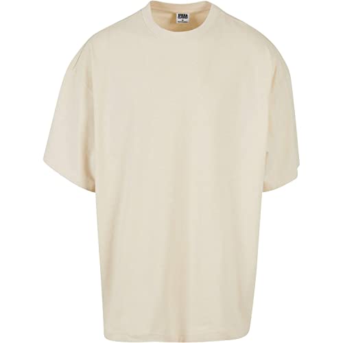 Urban Classics Męski t-shirt z motywem Huge Tee, Whitesand, M