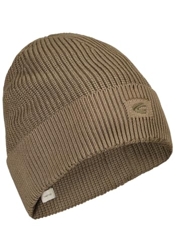 camel active czapka beanie męska, ciemnozielony, jeden rozmiar