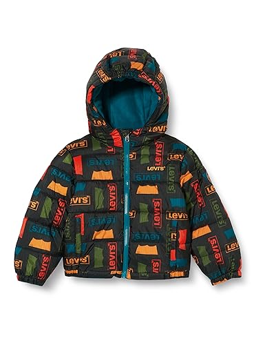 Levi's Kids LVB CORE AOP PUFFER, Głębia oceanu, 9 miesi?cy