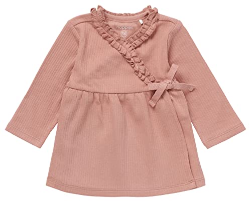 Noppies Baby Baby-Mädchen Girls Dress Latina Long Sleeve wrap sukienka dziecięca, Café au lait-P788, 80