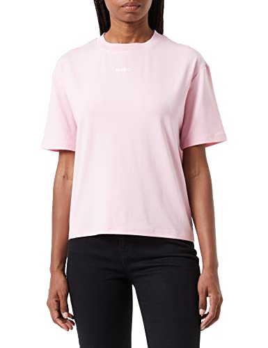 HUGO koszulka damska shuffle, Light/Pastel Pink682, XL