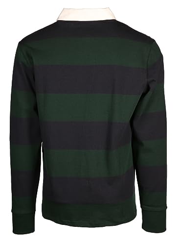 GANT Męski T-Shirt Reg Shield Barstripe Heavy Rugger, Tartan Green, 3XL