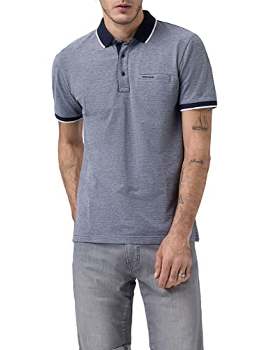 Pierre Cardin Męska koszulka polo, dwukolorowa, ciemny szafir, 6XL, Dark Sapphire, 6XL