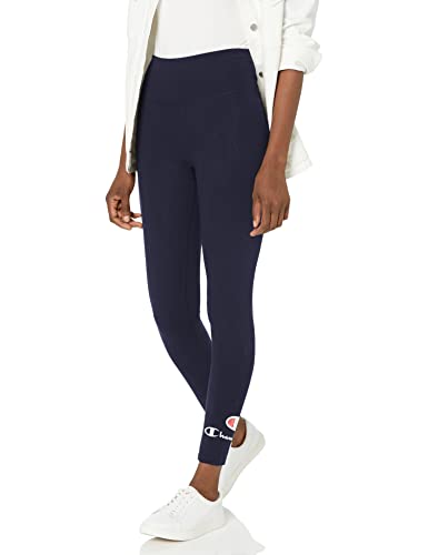 Champion Autentyczne damskie legginsy 7/8, Athletic Navy-586169, X-Klein