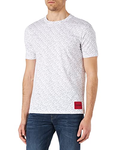 HUGO T-shirt męski Dantastic, biały (White 100), XXL