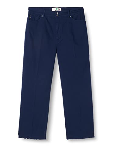 Love Moschino Damskie Spodnie Casual, Dark Blue, 27