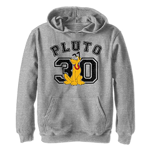 Disney Chłopięca bluza z kapturem Pluto Collegiate, Athletic Heather, S