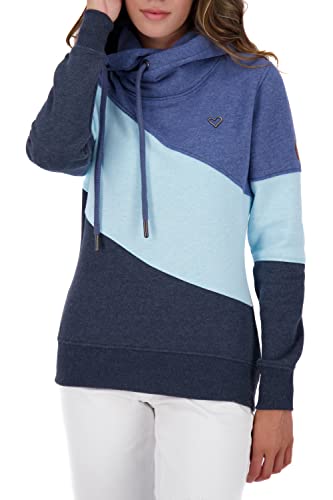 Alife and Kickin StacyAK A bluza damska sweter ze stójką, sweter XS-XXL, granatowy, L, granatowy melanż