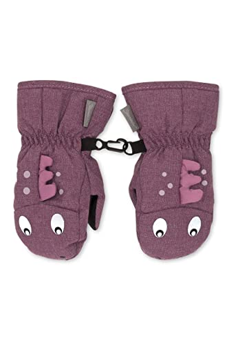 Sterntaler Unisex Dino Mélange rękawiczki dziecięce, różowe, 1