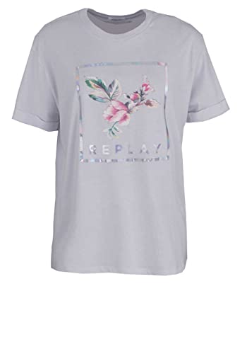 Replay Koszulka damska, 581 Superlight Azure, M