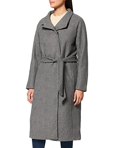ONLY Płaszcz damski pas biodrowy, Medium Grey Melange, XL