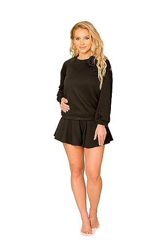 Kalimo Damska bluza SIMILAN – czarna – M Soft Touch Cotton, czarny, M