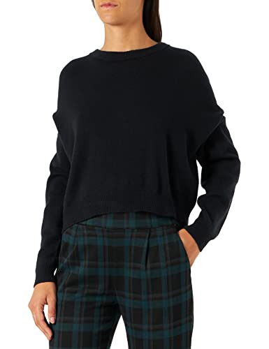 bestseller a/s Vmlillie Ls O-Neck Blouse Ga Noos sweter damski, czarny, L